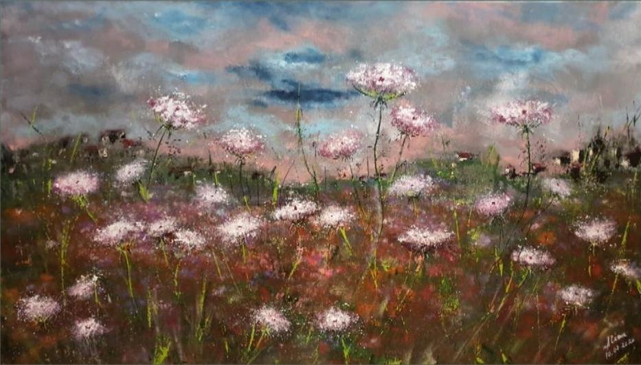 ArteDiAlina.com painting: Splendor in The Grass